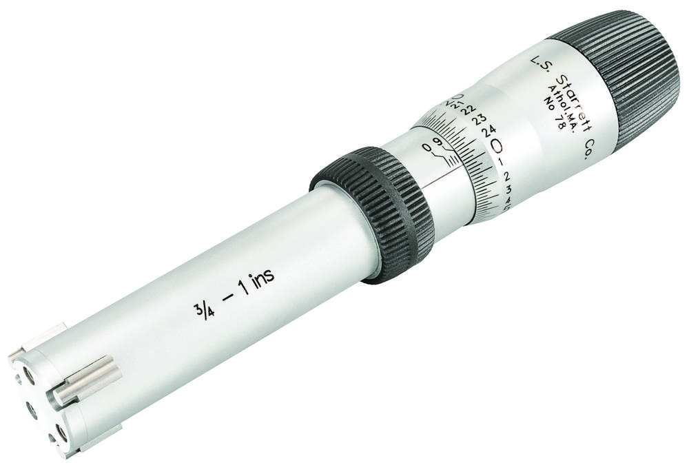 MICROMETER, INSIDE 3/4-1&#34; RANGE<span class=' ItemWarning' style='display:block;'>Item is usually in stock, but we&#39;ll be in touch if there&#39;s a problem<br /></span>