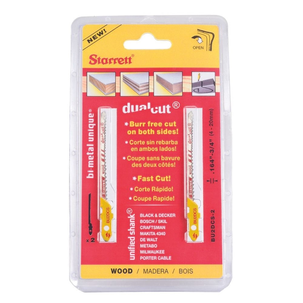 Dual Cut Wood Cutting, Unified Shank, Bi-Metal Unique, Jig Saw<span class=' ItemWarning' style='display:block;'>Item is usually in stock, but we&#39;ll be in touch if there&#39;s a problem<br /></span>