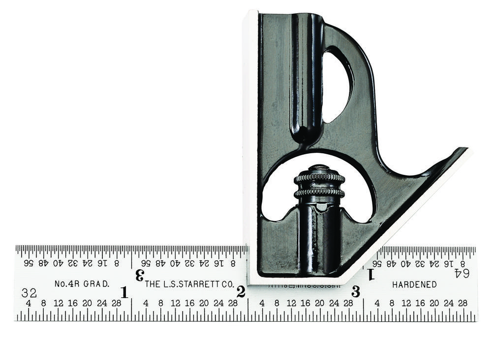 COMBINATION SQUARE, 4&#34;, 4R GRADS<span class=' ItemWarning' style='display:block;'>Item is usually in stock, but we&#39;ll be in touch if there&#39;s a problem<br /></span>