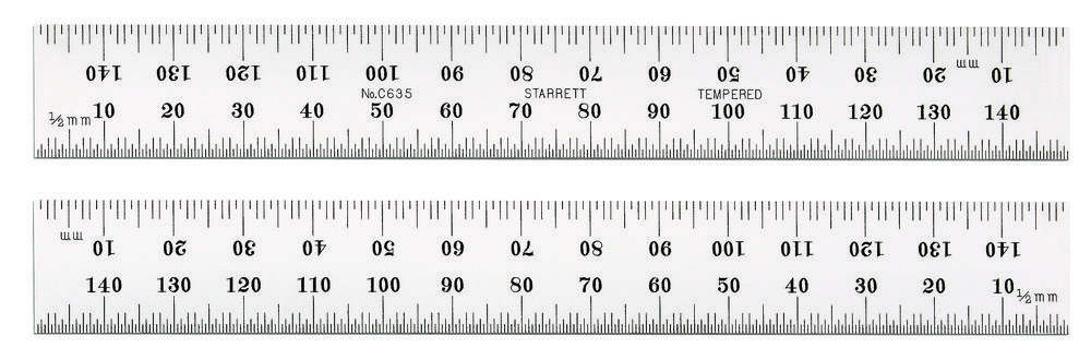 STEEL RULE, SPRING-TEMPERED, 150mm, #35 GRADS<span class=' ItemWarning' style='display:block;'>Item is usually in stock, but we&#39;ll be in touch if there&#39;s a problem<br /></span>