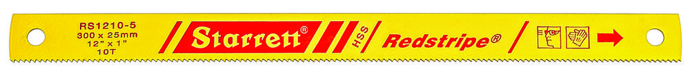 Redstripe, Solid High Speed Steel, Power Hacksaw Blade, 12&#34; x 1&#34; x .050&#34; - 300mm x 25mm<span class=' ItemWarning' style='display:block;'>Item is usually in stock, but we&#39;ll be in touch if there&#39;s a problem<br /></span>