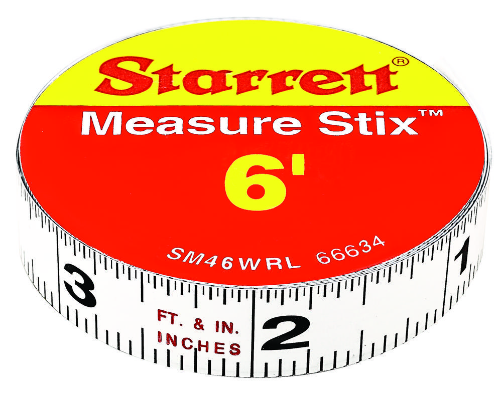 MEASURE STIX  1/2 X 6&#39;, RIGHT TO LEFT<span class=' ItemWarning' style='display:block;'>Item is usually in stock, but we&#39;ll be in touch if there&#39;s a problem<br /></span>