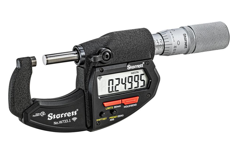 W733.1XFL-1 Wireless Electronic Micrometer<span class=' ItemWarning' style='display:block;'>Item is usually in stock, but we&#39;ll be in touch if there&#39;s a problem<br /></span>
