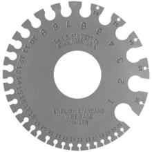 Starrett 188 - 188 English Standard Wire Gage, Hardened