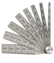 Starrett 269A - TAPER GAGE, .100-.500" RANGE, 8 LEAVES