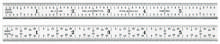 Starrett C316R-6 - C316R-6 Steel Rule with Inch Graduation