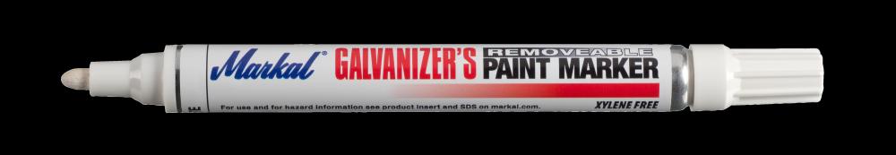 Galvanizer&#39;s Removable Paint Marker, White<span class=' ItemWarning' style='display:block;'>Item is usually in stock, but we&#39;ll be in touch if there&#39;s a problem<br /></span>