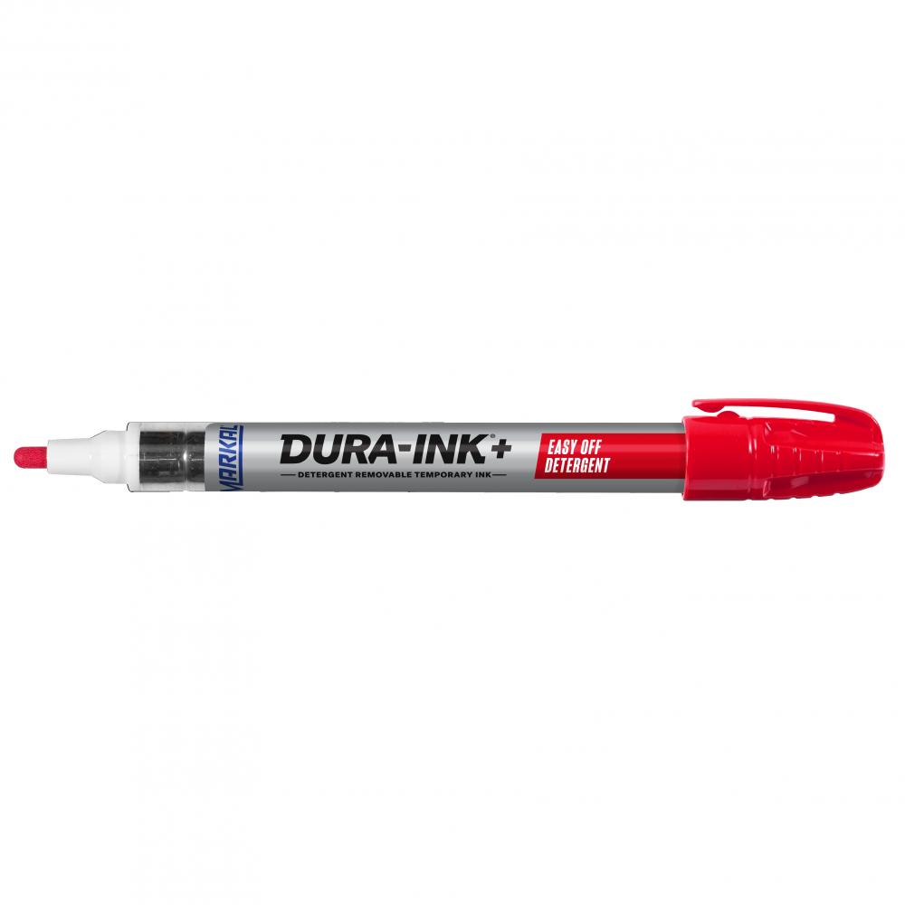 DURA-INK®+ Easy Off Detergent Removable Ink Marker, Red<span class=' ItemWarning' style='display:block;'>Item is usually in stock, but we&#39;ll be in touch if there&#39;s a problem<br /></span>