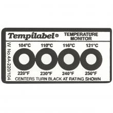 LA-CO 026700 - Tempilable Series 4A, (100, 110, 120, 130F / 38, 43, 49, 54C), Pack of 10