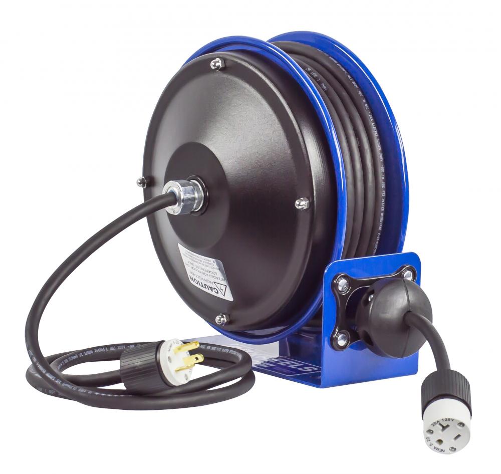 Compact Spring Driven Cord Reel Single Indust Rec 16GAx30ft<span class=' ItemWarning' style='display:block;'>Item is usually in stock, but we&#39;ll be in touch if there&#39;s a problem<br /></span>