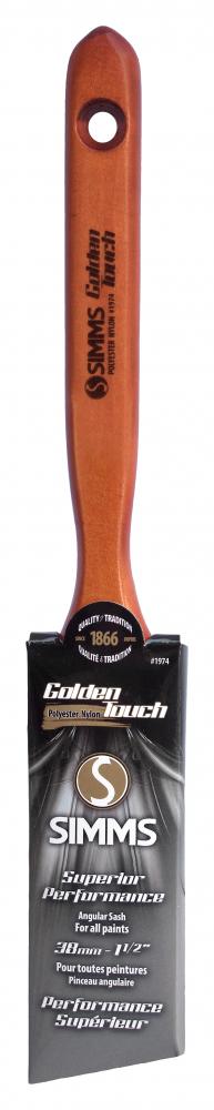 Golden Touch poly/nylon angular paint brush 38mm<span class=' ItemWarning' style='display:block;'>Item is usually in stock, but we&#39;ll be in touch if there&#39;s a problem<br /></span>