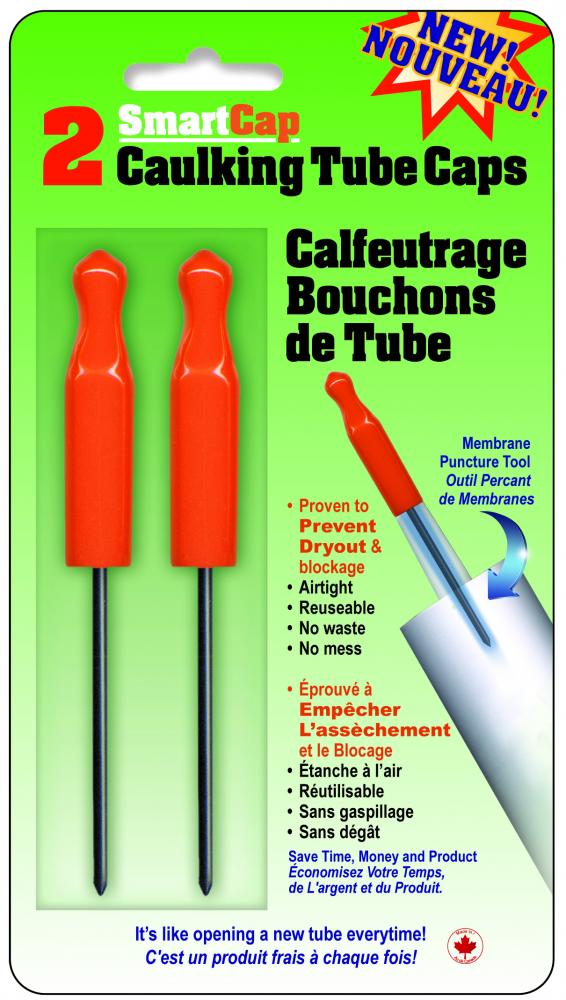 SmartCap caulking tube caps 2pk<span class=' ItemWarning' style='display:block;'>Item is usually in stock, but we&#39;ll be in touch if there&#39;s a problem<br /></span>