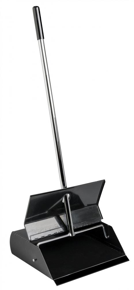Metal lobby dust pan W/Lid<span class=' ItemWarning' style='display:block;'>Item is usually in stock, but we&#39;ll be in touch if there&#39;s a problem<br /></span>
