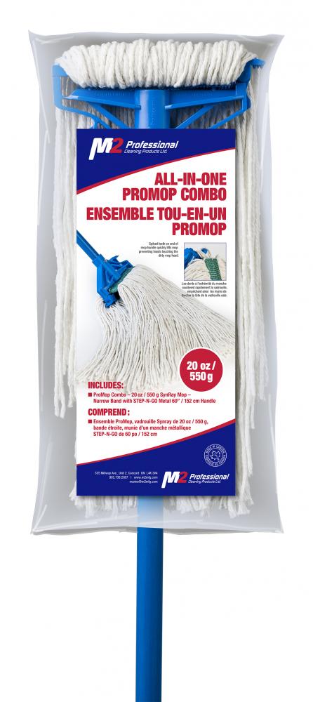 ProMop Combo 16oz SynRay Mop w/ Metal 60&#34; Handle<span class=' ItemWarning' style='display:block;'>Item is usually in stock, but we&#39;ll be in touch if there&#39;s a problem<br /></span>