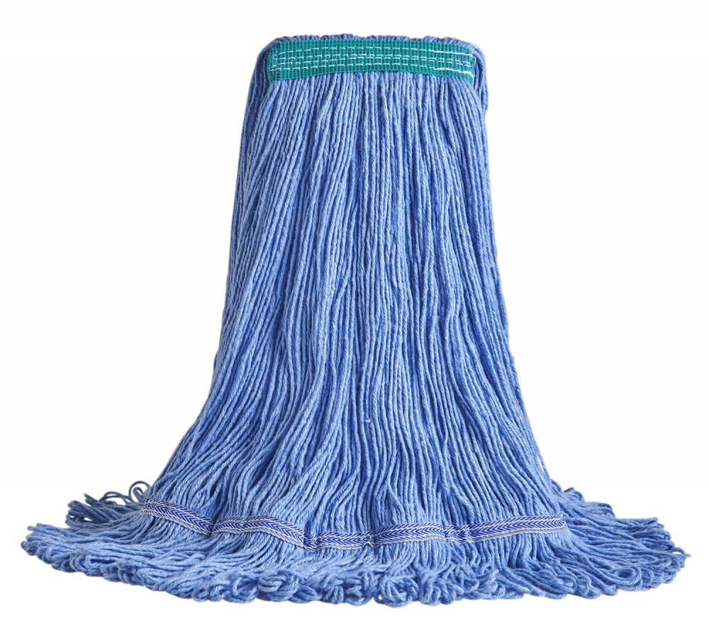 MicroFiber  Mop Nband Looped mop 20oz/550g Bagged-Blue<span class=' ItemWarning' style='display:block;'>Item is usually in stock, but we&#39;ll be in touch if there&#39;s a problem<br /></span>