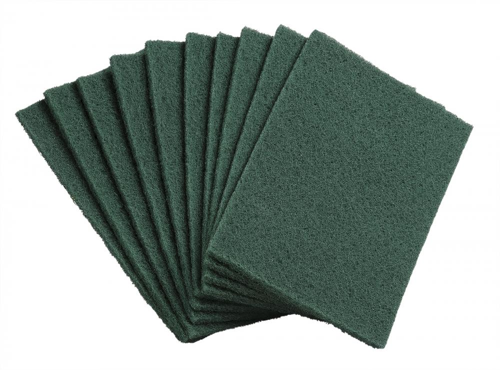 Premium Scouring Pads-Green –6”x 9”x 0.3”- Case Pk/10x10<span class=' ItemWarning' style='display:block;'>Item is usually in stock, but we&#39;ll be in touch if there&#39;s a problem<br /></span>