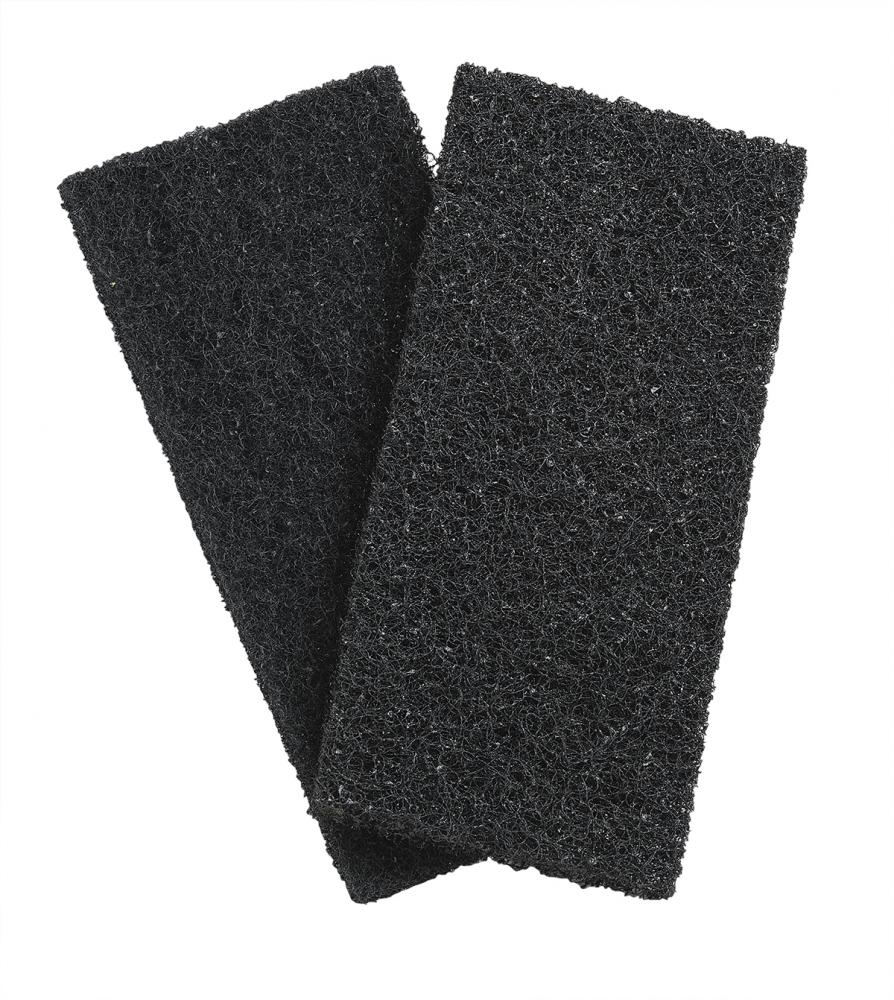 Black utility pads – coarse-9.875&#34;x4.625&#34;x0.9&#34;-Case Pk/1x48<span class=' ItemWarning' style='display:block;'>Item is usually in stock, but we&#39;ll be in touch if there&#39;s a problem<br /></span>