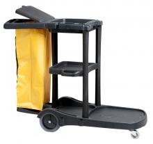 M2 CA-M1000 - Deluxe Janitor Cart with Zippered bag