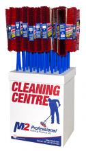 M2 CC-900-PB530-G18 - M2 Cleaning Centre Box /w 35 18" Garage Broom and HD Metal Handle side cliped 1/