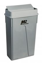 M2 WM-PR2325-GR - Rectangular Slim Garbage Container Swing Lid only-Grey