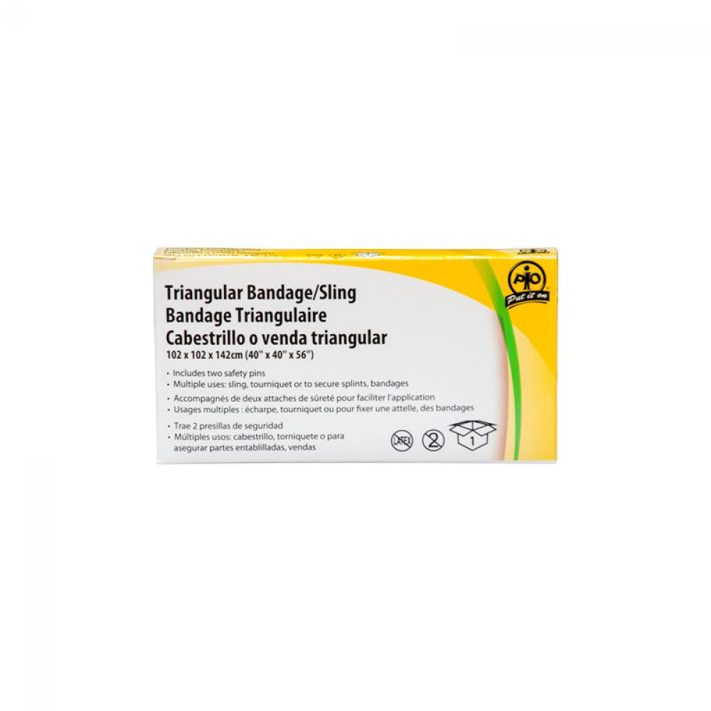 Triangular Bandage, c/w Pins, 102 x 102 x 142cm, 1/Box<span class=' ItemWarning' style='display:block;'>Item is usually in stock, but we&#39;ll be in touch if there&#39;s a problem<br /></span>