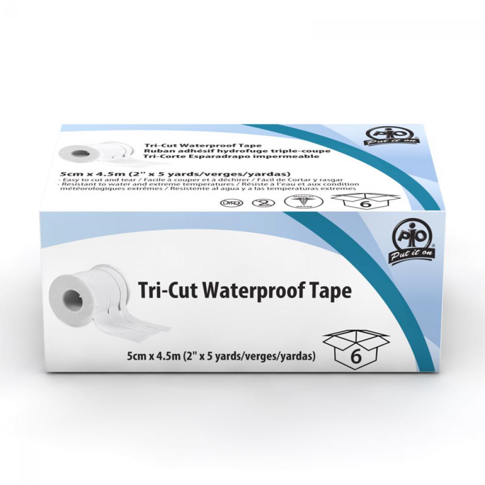 Tri-Cut Waterproof Tape, 5cm x 4.5m, Spooled, 6/Box<span class=' ItemWarning' style='display:block;'>Item is usually in stock, but we&#39;ll be in touch if there&#39;s a problem<br /></span>