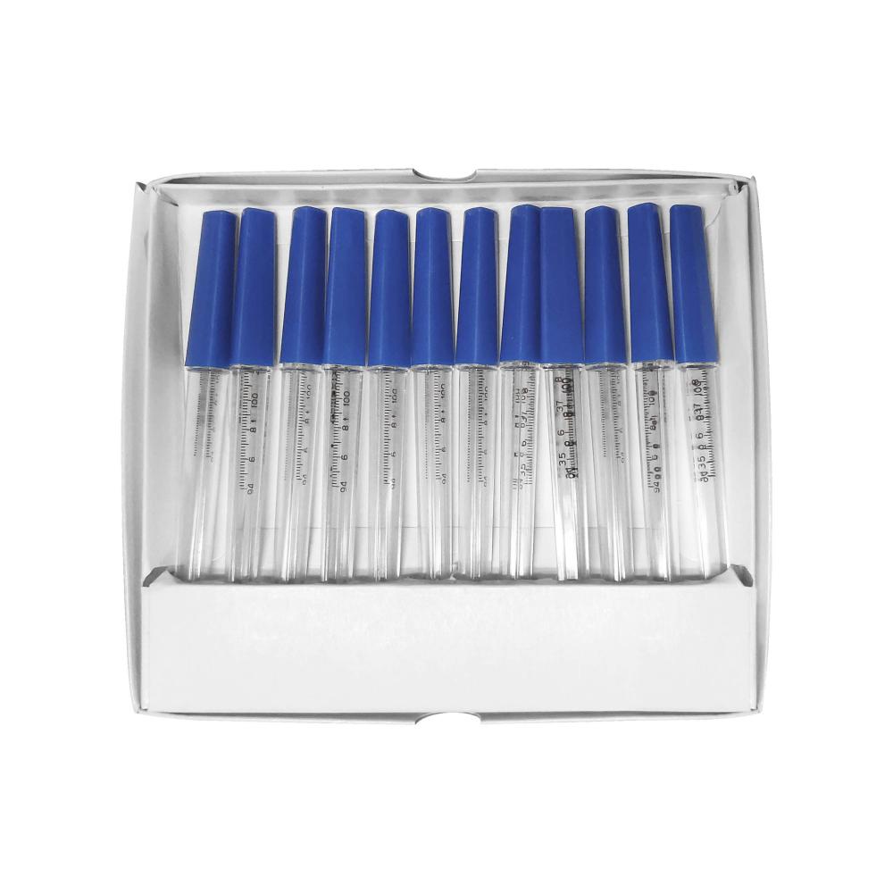 Celsius and Fahrenheit Oral/Rectal Thermometer, 12/Box<span class=' ItemWarning' style='display:block;'>Item is usually in stock, but we&#39;ll be in touch if there&#39;s a problem<br /></span>