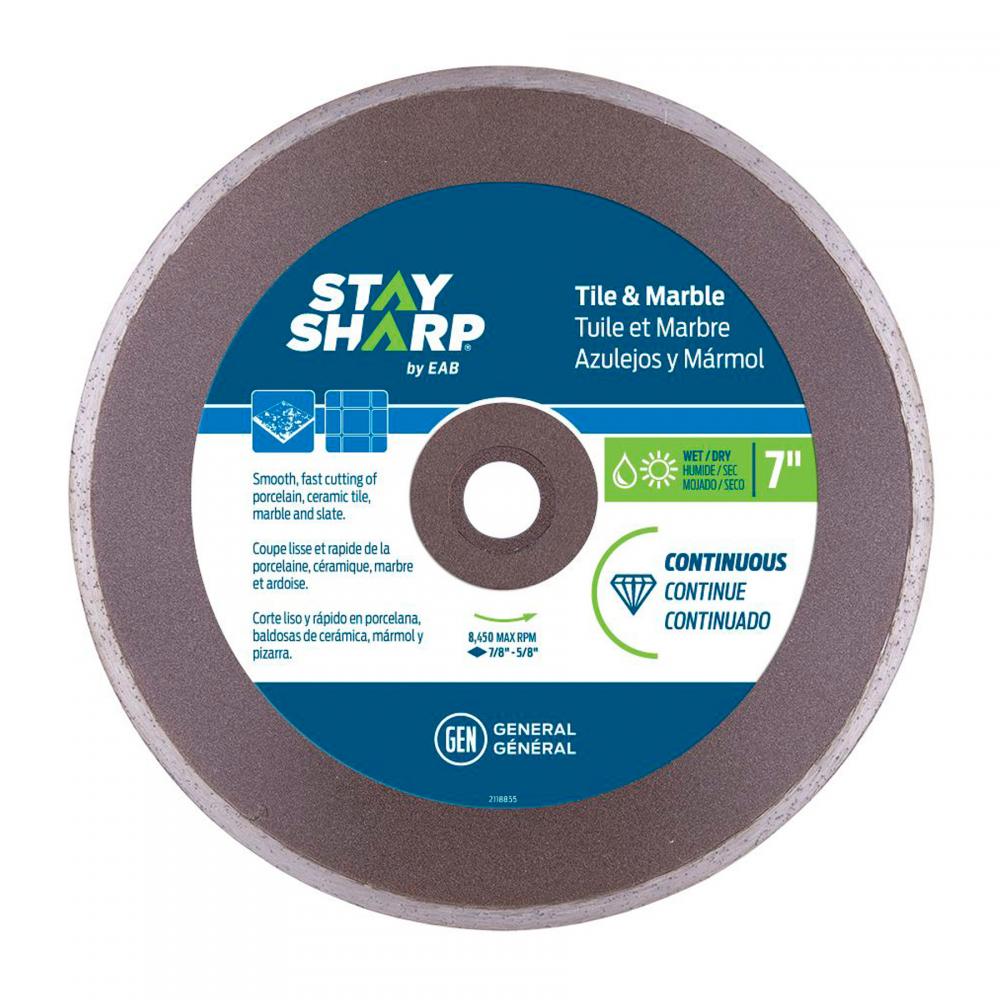 7&#34; Continuous Rim Ceramic Tile Bronze Diamond Blade<span class=' ItemWarning' style='display:block;'>Item is usually in stock, but we&#39;ll be in touch if there&#39;s a problem<br /></span>