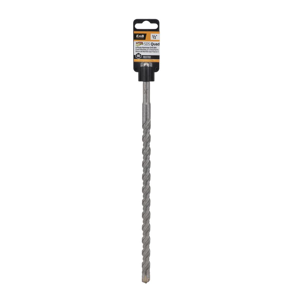 1/2&#34; x 10&#34; x 12&#34; Masonry SDS Quad Industrial Drill Bit<span class=' ItemWarning' style='display:block;'>Item is usually in stock, but we&#39;ll be in touch if there&#39;s a problem<br /></span>