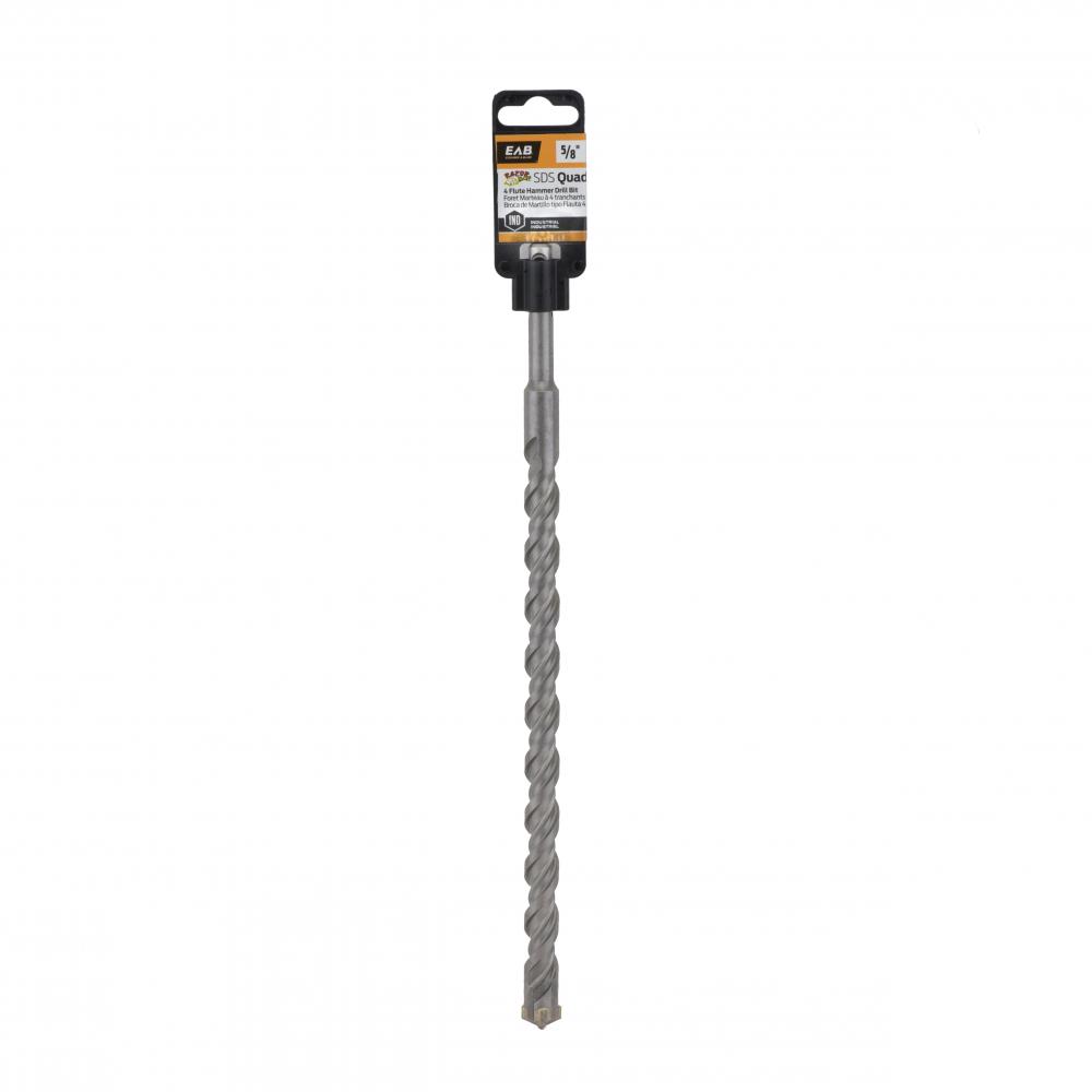 5/8&#34; x 10&#34; x 12&#34; Masonry SDS Quad Industrial Drill Bit<span class=' ItemWarning' style='display:block;'>Item is usually in stock, but we&#39;ll be in touch if there&#39;s a problem<br /></span>