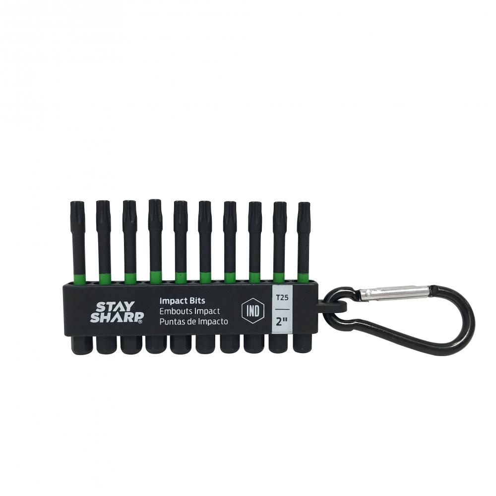 2&#34; x T25 Torsion Impact Bit Clip Torx (10 Pack)<span class=' ItemWarning' style='display:block;'>Item is usually in stock, but we&#39;ll be in touch if there&#39;s a problem<br /></span>