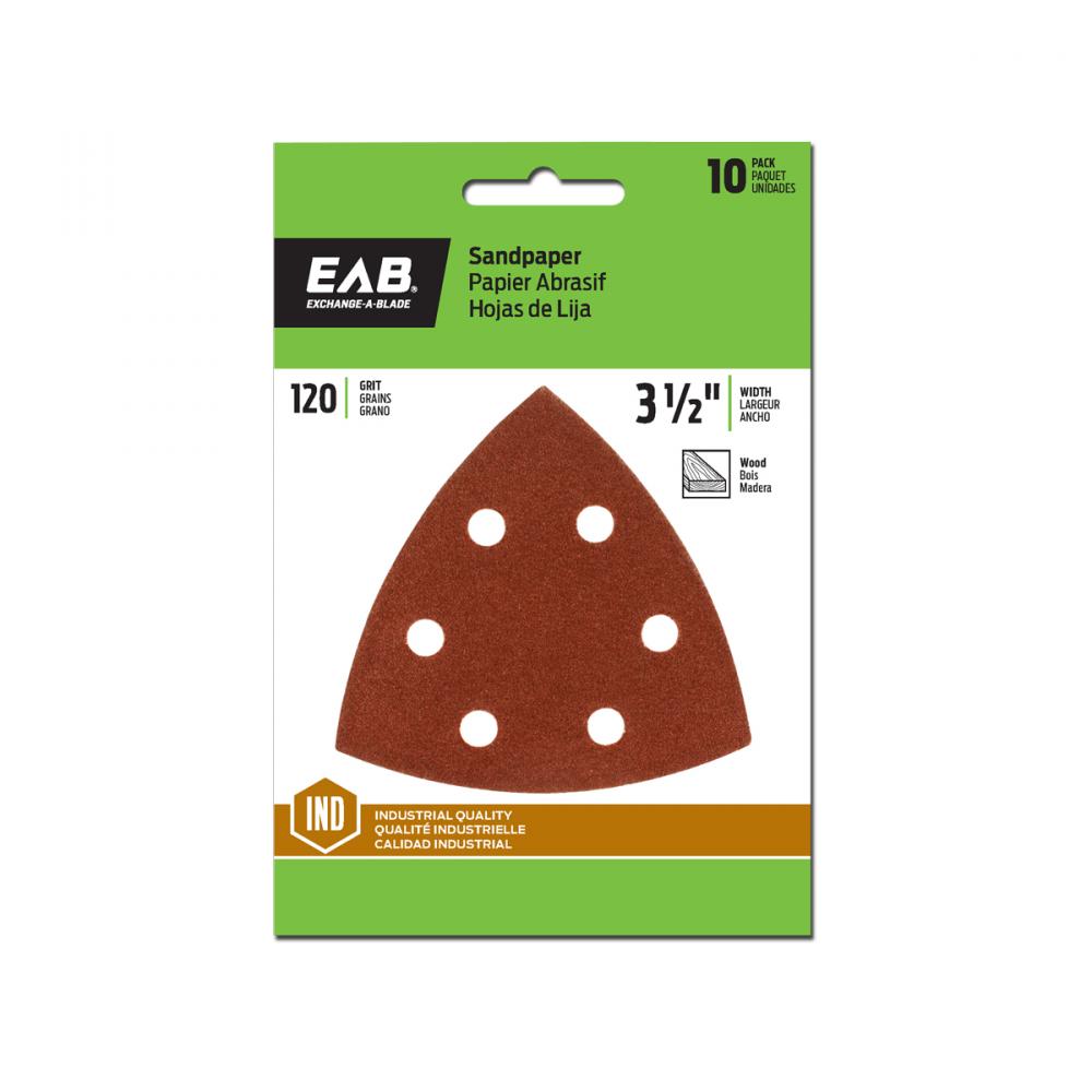 3 1/2&#34; x 120 Grit Sandpaper (10 Pack) Industrial Oscillating Accessory<span class=' ItemWarning' style='display:block;'>Item is usually in stock, but we&#39;ll be in touch if there&#39;s a problem<br /></span>