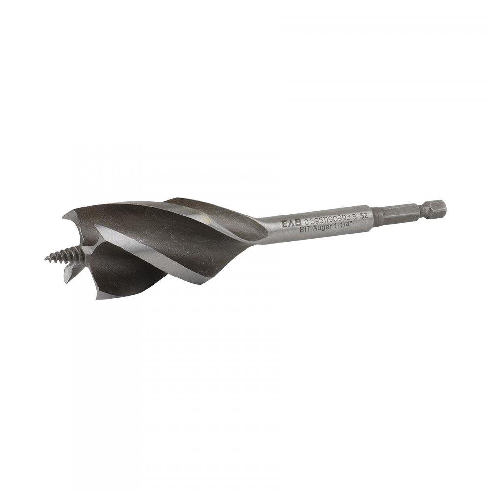 1 1/4&#34; x 4 1/2&#34; x 6 1/4&#34; Wood Auger  Drill Bit<span class=' ItemWarning' style='display:block;'>Item is usually in stock, but we&#39;ll be in touch if there&#39;s a problem<br /></span>