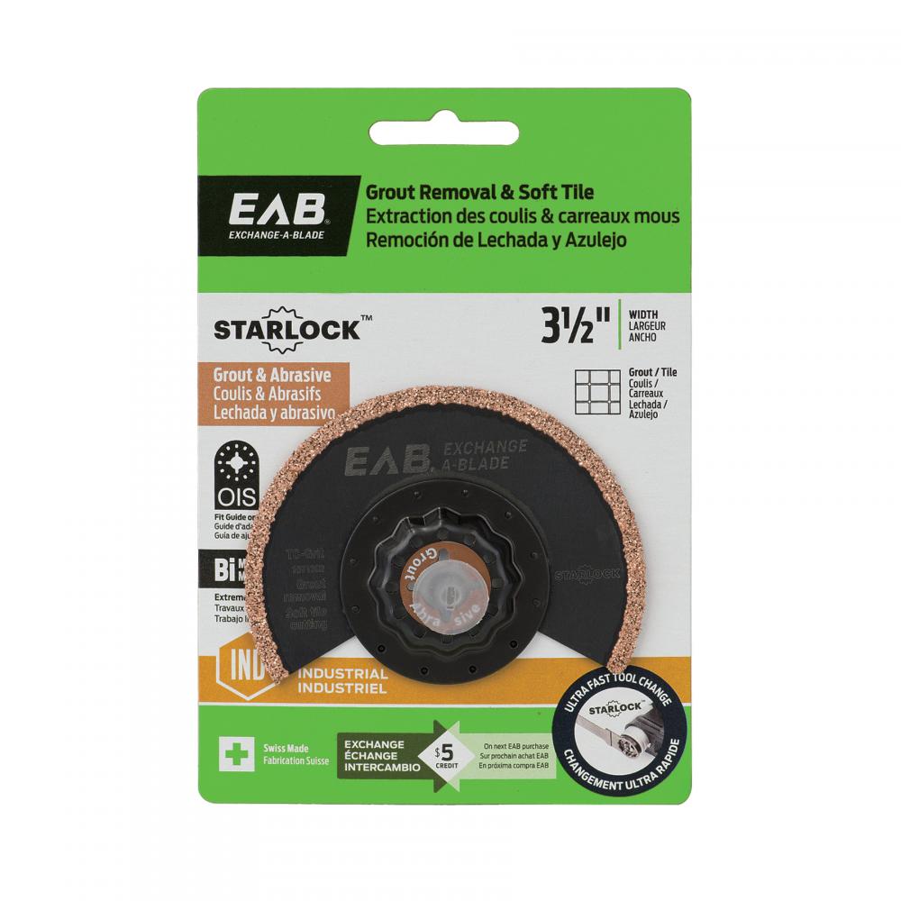 3 1/2&#34; Bimetal Grout & Tile - Starlock Industrial Oscillating Accessory<span class=' ItemWarning' style='display:block;'>Item is usually in stock, but we&#39;ll be in touch if there&#39;s a problem<br /></span>