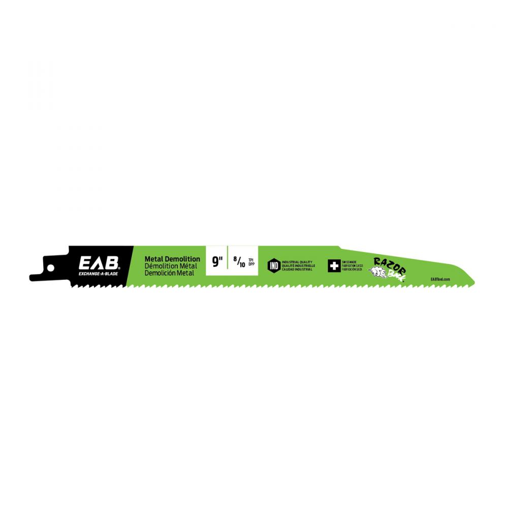 9&#34; x 8/10 tpi Bimetal (25 Pack) Industrial Reciprocating Blade<span class=' ItemWarning' style='display:block;'>Item is usually in stock, but we&#39;ll be in touch if there&#39;s a problem<br /></span>
