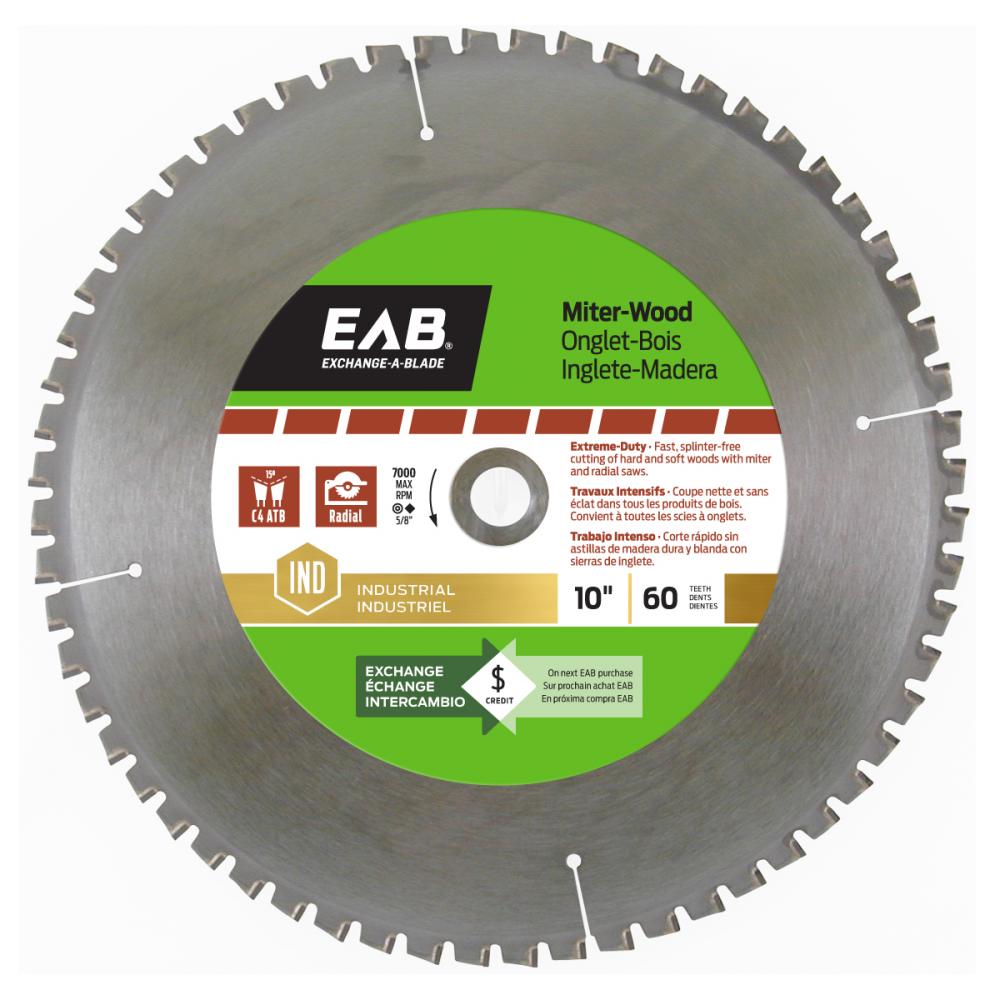 10&#34; x 60 Teeth Finishing Miter Industrial Saw Blade<span class=' ItemWarning' style='display:block;'>Item is usually in stock, but we&#39;ll be in touch if there&#39;s a problem<br /></span>