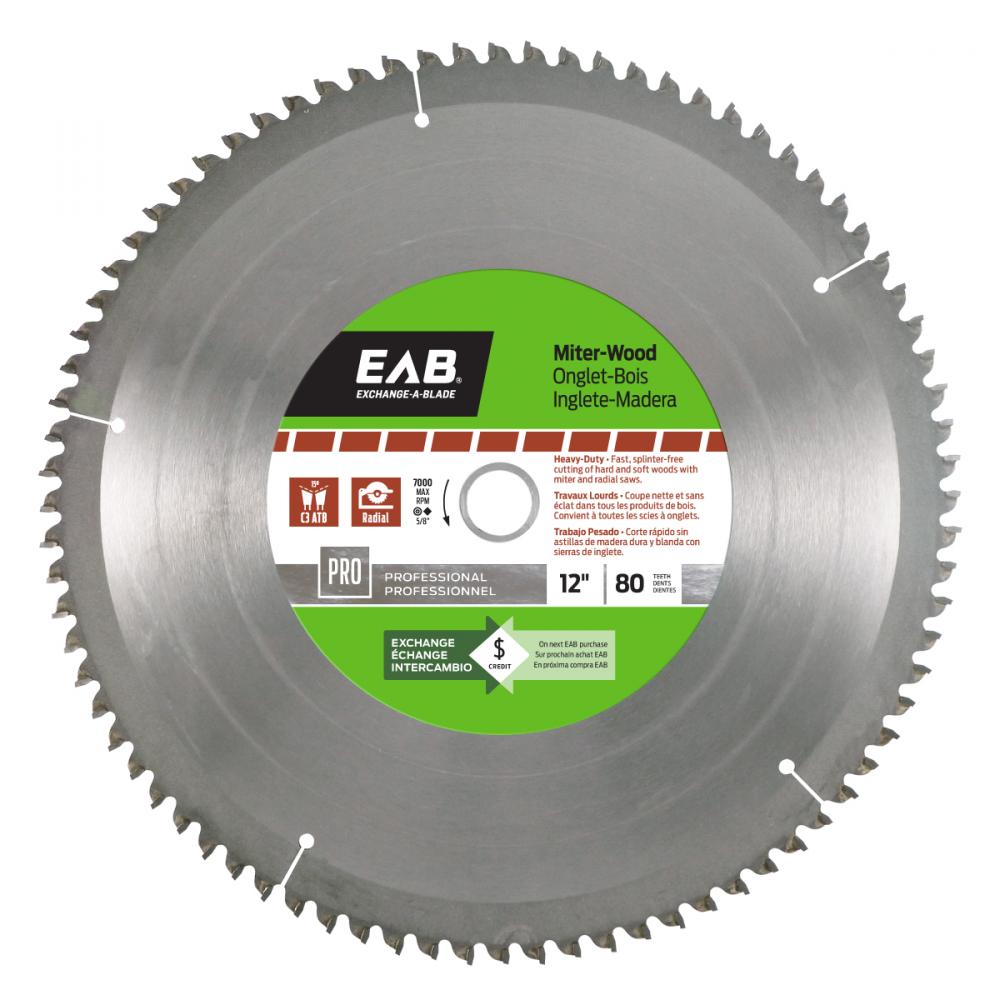 12&#34; x 80 Teeth Finishing Miter Professional Saw Blade<span class=' ItemWarning' style='display:block;'>Item is usually in stock, but we&#39;ll be in touch if there&#39;s a problem<br /></span>