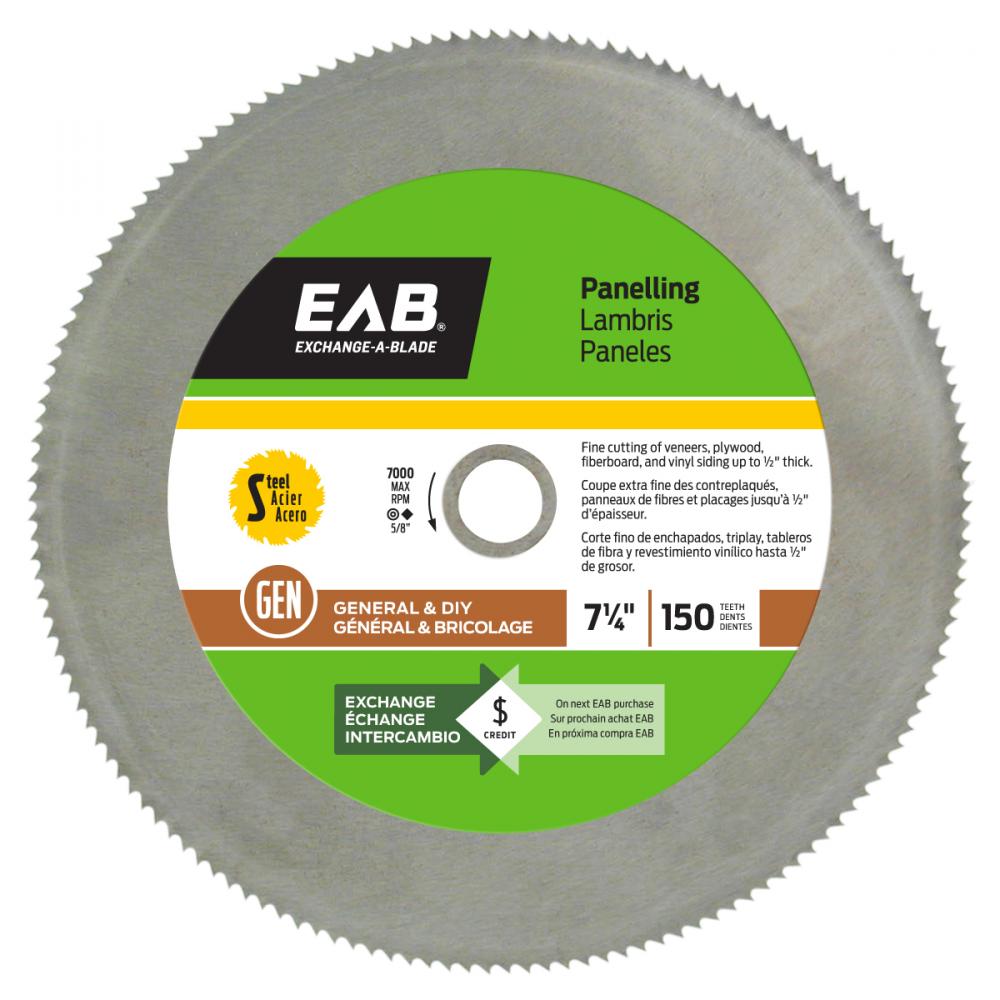 7 1/4&#34; x 150 Teeth Finishing Panelling Saw Blade<span class=' ItemWarning' style='display:block;'>Item is usually in stock, but we&#39;ll be in touch if there&#39;s a problem<br /></span>