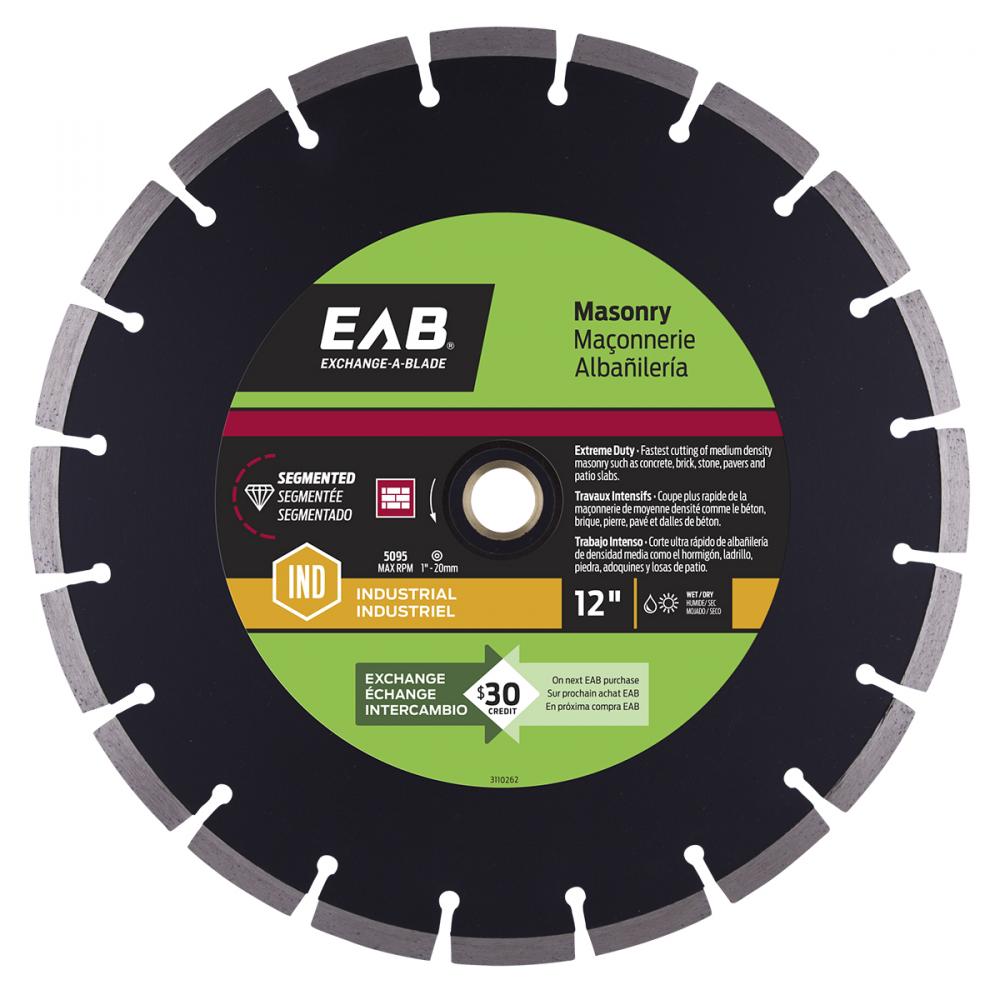 12&#34; Segmented Rim Concrete Black Industrial Diamond Blade<span class=' ItemWarning' style='display:block;'>Item is usually in stock, but we&#39;ll be in touch if there&#39;s a problem<br /></span>