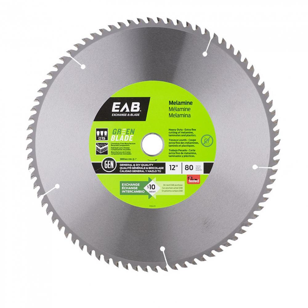 12&#34; x 80 Teeth Finishing Green Blade Melamine Saw Blade<span class=' ItemWarning' style='display:block;'>Item is usually in stock, but we&#39;ll be in touch if there&#39;s a problem<br /></span>