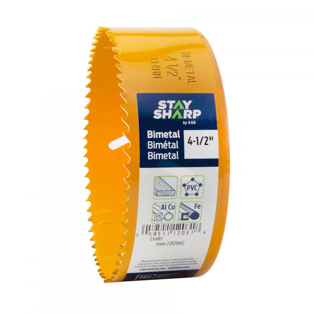 4 1/2&#34; M2 Professional Hole Saw<span class=' ItemWarning' style='display:block;'>Item is usually in stock, but we&#39;ll be in touch if there&#39;s a problem<br /></span>