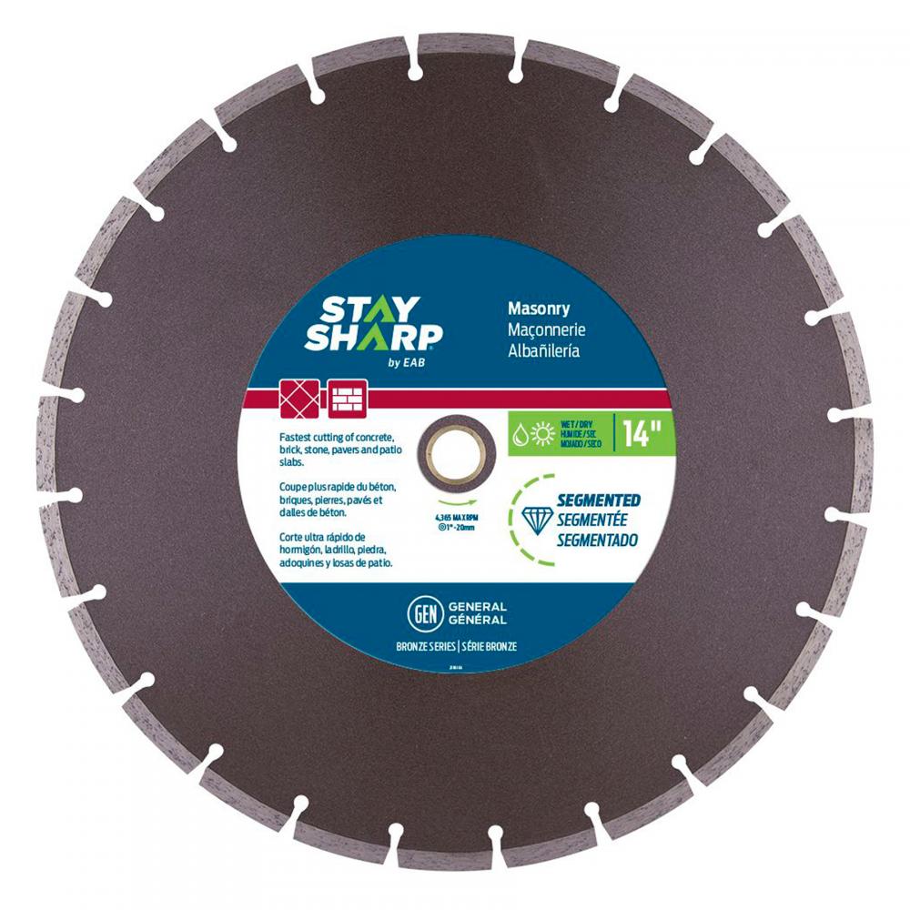 14&#34; Segmented Rim Concrete Bronze Diamond Blade<span class=' ItemWarning' style='display:block;'>Item is usually in stock, but we&#39;ll be in touch if there&#39;s a problem<br /></span>