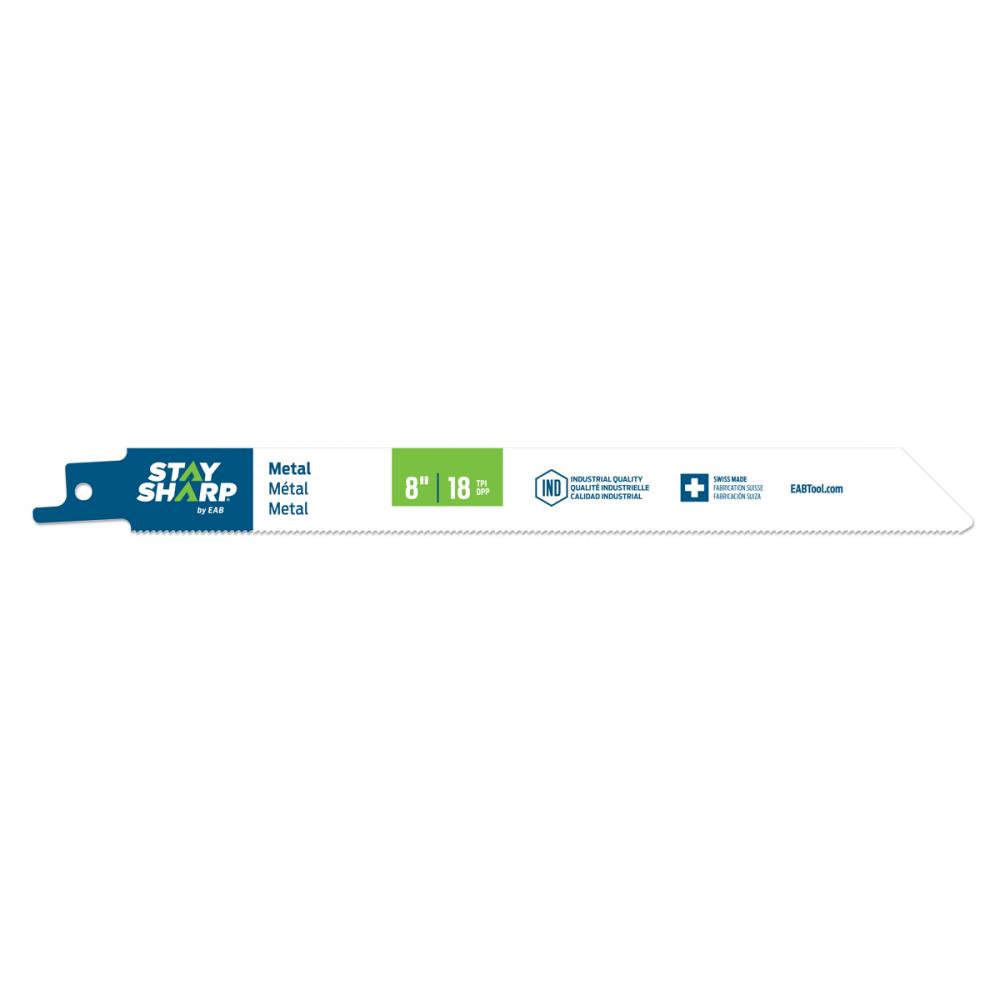 8&#34; x 18 tpi Bimetal Industrial Reciprocating Blade<span class=' ItemWarning' style='display:block;'>Item is usually in stock, but we&#39;ll be in touch if there&#39;s a problem<br /></span>