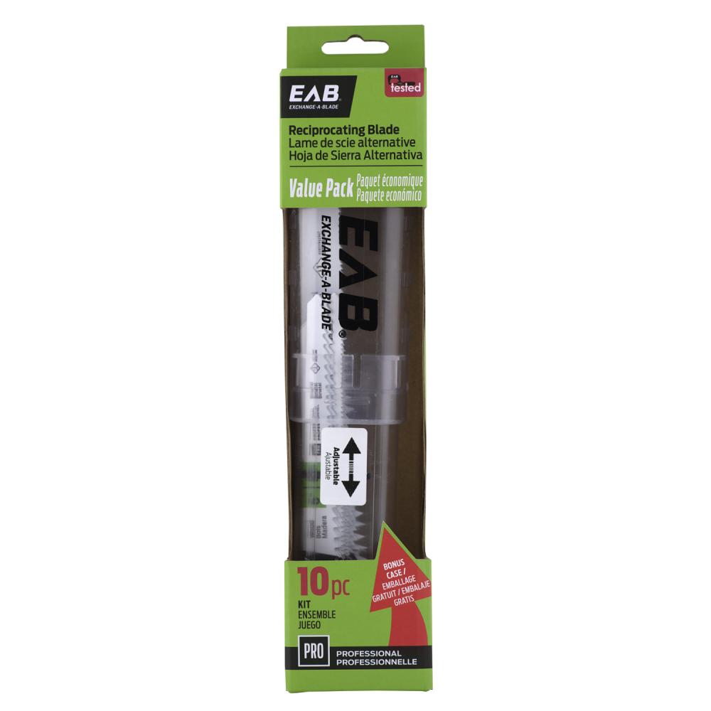 Demolition Wood and Metal (10 Pc Multipack) Professional Reciprocating Blade<span class=' ItemWarning' style='display:block;'>Item is usually in stock, but we&#39;ll be in touch if there&#39;s a problem<br /></span>