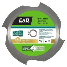 EAB 1017432 - 6 1/2" x 4 Teeth Fiber Cement  Industrial Saw Blade