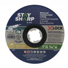 EAB 2143153 - 5" x 60 Grit X-Lock Quick Change Metal Cutting Flat Wheel Type 1