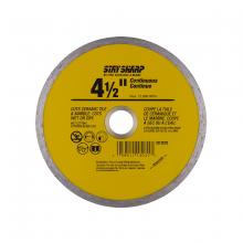 EAB 2130322 - 4 1/2" Continuous Rim Ceramic Tile Yellow Diamond Blade