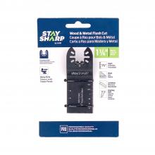 EAB 2070042 - 1 1/4" Bimetal Flush Cut (Wood & Metal) Professional Oscillating Accessory - Recyclable