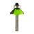 45 Degree x 1/4" Shank Trim Chamfer Professional Router Bit