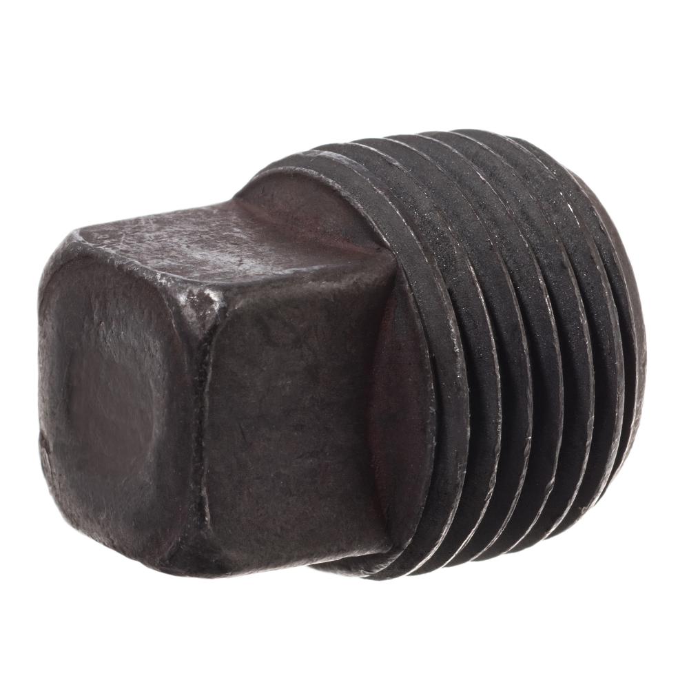 Pipe Fitting - Black-Coated Steel - Class 3000 - Square Head Plug - 1/4&#34; NPT Mal<span class=' ItemWarning' style='display:block;'>Item is usually in stock, but we&#39;ll be in touch if there&#39;s a problem<br /></span>